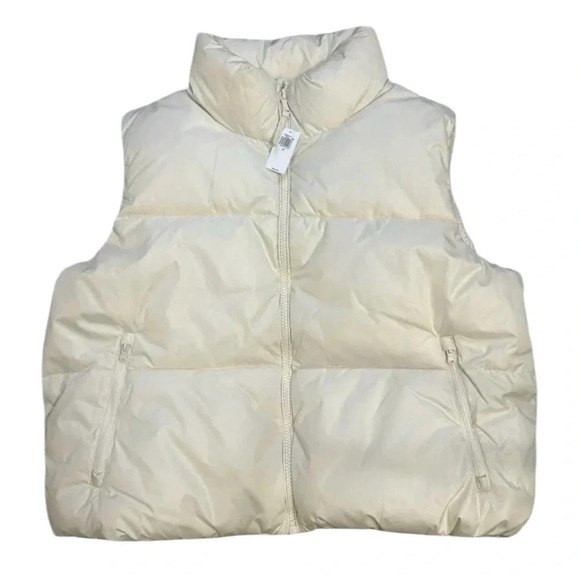 Old Navy Crème De La Crème Quilted Puffer Vest for Women Size XL NWT - Picture 2 of 6